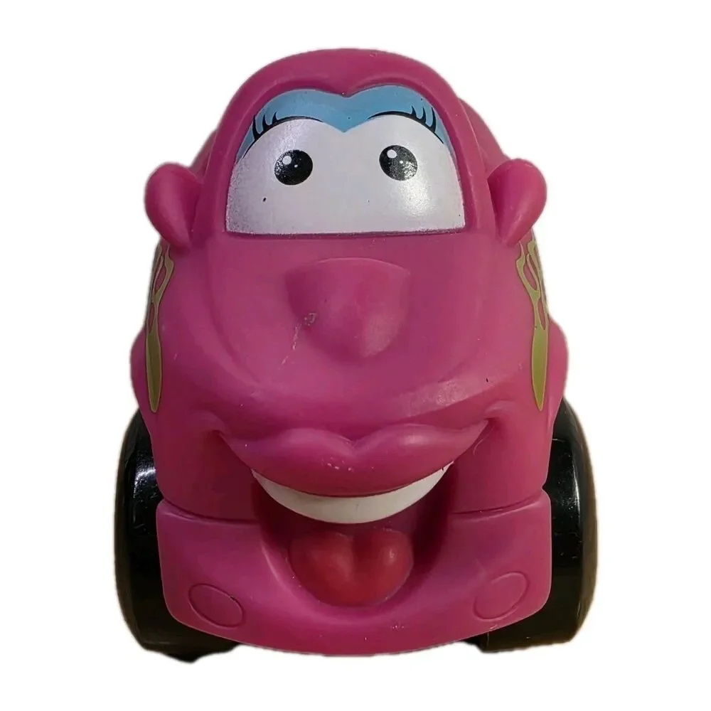 Lil Chuck *RARE*- Girl Convertible Car Pink  2004 Hasbro Collectible